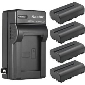 Kastar 3-Pack NP-F550 / NP-F570 Battery and AC Wall Charger Replacement for FEELWORLD F5 PRO V2 5.5 INCH Touch Screen, F5 Pro V3 5.5" Touch Screen 3D LUT 4K HDMI DSLR Camera Field Monitor in Kuwait