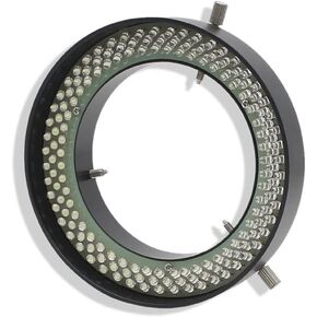 Lab Microscope Accessories Microscope Illuminators-Stereo Microscope Top Illumination Supplementary Source Inner Diameter 81mm LED Ring Light Source Adjustable Lighting 156 LED in Kuwait