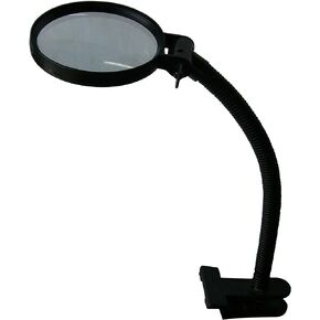 TSK DO-130CS Stand Magnifier Double Magnification Lens Diameter 5.1 inches (130 mm) Flexible Arm with Clip in Saudi Arabia