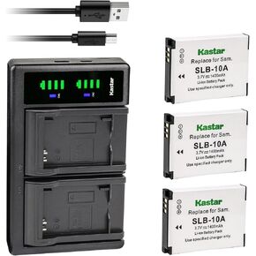 Kastar 2-Pack Battery and LTD2 USB Charger Replacement for Sealife FJ-SLB-SLB10A Battery, Sealife DC2000 Underwater Camera in Kuwait