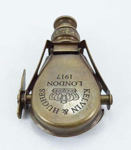 PARIJAT HANDICRAFT Collectibles Gift Newly Made Spy Glass Antique London 1917 Pocket Folding Brass Monocular. in Saudi Arabia