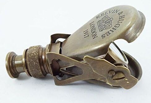 PARIJAT HANDICRAFT Collectibles Gift Newly Made Spy Glass Antique London 1917 Pocket Folding Brass Monocular. in Saudi Arabia