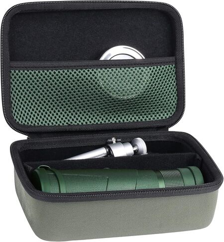 Khanka Hard Monocular Telescope Storage Box Holder Carrying Case Replacement for Gosky 12x55, Titan 12X50/ Pankoo 40x60, 16x52, 12x50/ Wingspan Optics 12x50 High Powered Monocular Telescope, Case Only in Saudi Arabia