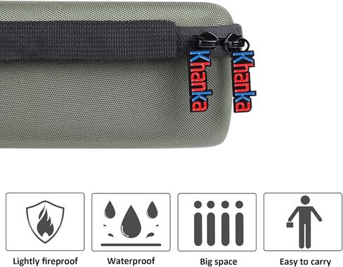 Khanka Hard Monocular Telescope Storage Box Holder Carrying Case Replacement for Gosky 12x55, Titan 12X50/ Pankoo 40x60, 16x52, 12x50/ Wingspan Optics 12x50 High Powered Monocular Telescope, Case Only in Saudi Arabia