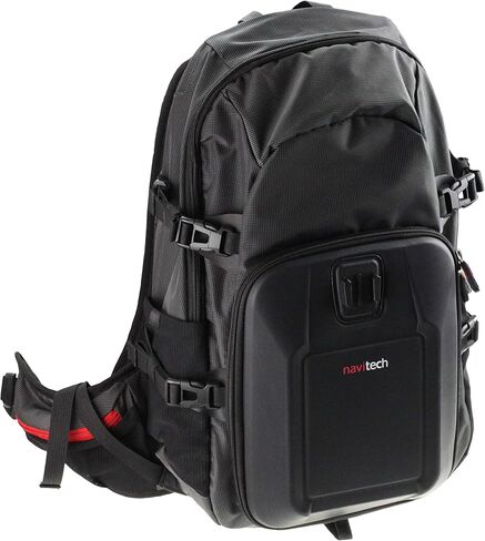 Navitech Action Camera Backpack & 18-in-1 Accessory Combo Kit with Integrated Chest Strap Compatible with The Contour +2 | Roam 2 | Roam Action Camera in Saudi Arabia