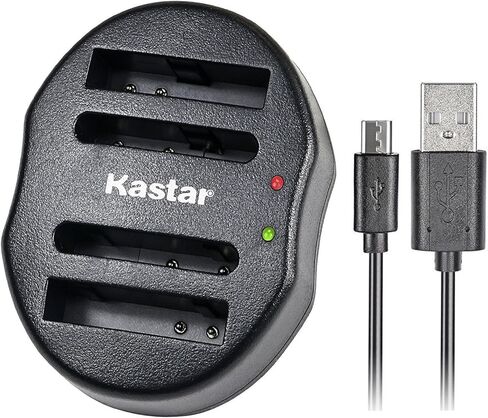 Kastar Dual USB Charger for Canon NB-6L NB6L and PowerShot SX710 HS SX530 HS SX520 HS SX510 HS SX500 is SX700SX280 SX260 SX170 SD1300 SD1200 SD980 SD770 SD1300D30 D20 D10 IXUS 85 IXUS 95 IXUS 200 in Saudi Arabia