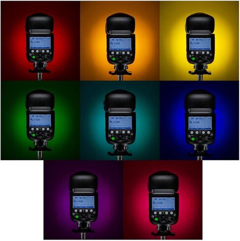 Flashpoint Creative Color Gel Kit XPLOR 100 Pro, eVOLV 200 and Godox AD100 Pro, AD200 Strobe Round Heads in Kuwait