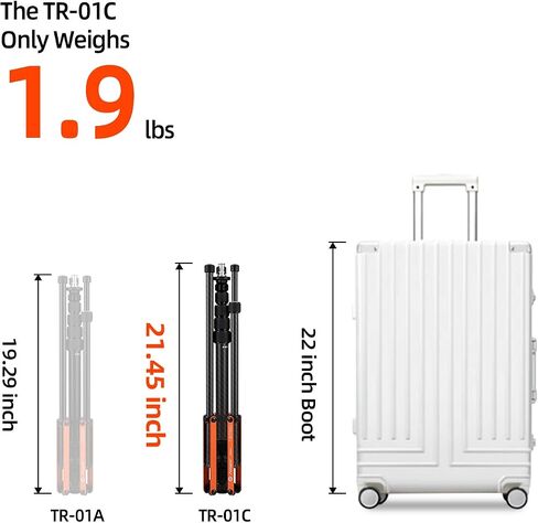 Fotopro 72.4 Inch Photography Light Stand Height 1.5ft to 6ft Portable Adjustable Aluminum Tripod for Speedlight Reflector Softbox Ring Light with Carrying Bag in Saudi Arabia