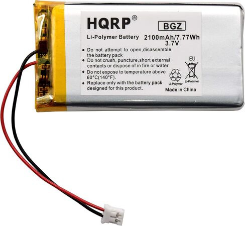 HQRP Battery Compatible with Uniden Guardian UDR744 UDR744HD UDR777HD UDR780HD 634169 Monitor 3.7v 2.1Ah 2100mAh in Kuwait