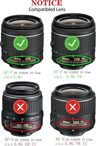 55mm Lens Cap Cover for Nikon AF-P(Not AF-S) DX Nikkor 18-55mm f/3.5-5.6G VR,Sony FE 28-70mm f/3.5-5.6 OSS,HUIPUXIANG Compatible with Canon EF-M 11-22mm f/4-5.6 is STM Lens 55mm Filter Thread[2 Pack] in Saudi Arabia