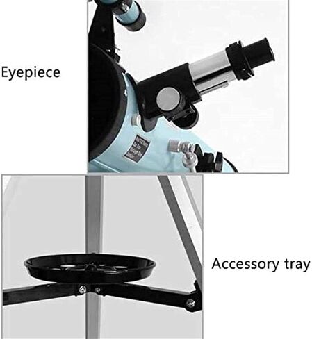 Space Astronomic 700mm/76mm 525X Reflector Telescopes Monocular Telescopes with Tripod 3 Eyepieces for Sky Star in Saudi Arabia