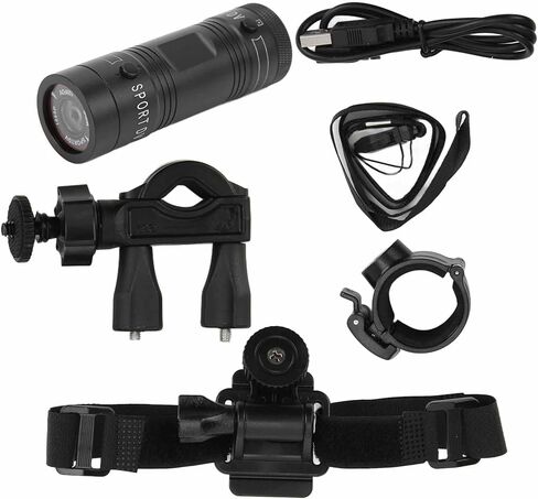 Waterproof Bike Helmet Sport Camera Full HD Car Video Recorder 120 Degree Wide Angle in Kuwait