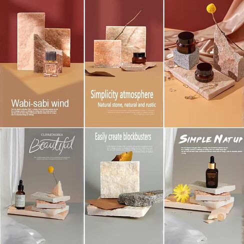 Product Photography Props: 3PCS Irregular Aromatherapy Gypsum Photo Props in Kuwait