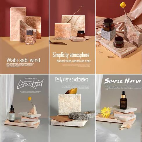 Product Photography Props: 3PCS Irregular Aromatherapy Gypsum Photo Props in Kuwait