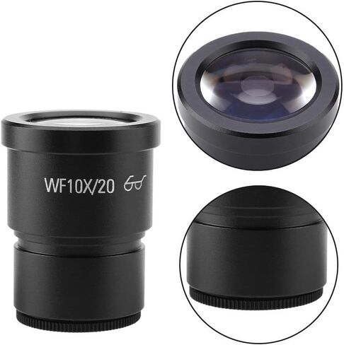 Stereo Microscope Eyepiece Mounting Size 30mm WF10X/20 Wide Field Lenses in Saudi Arabia