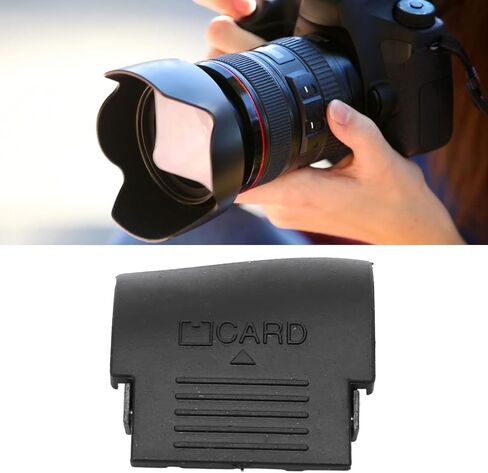 ASHATA Memory Card Slot Door Cover, SD Memory Card Slot Door Cover Cap for Nikon D90 Camera, with Spring Iron Sheets, Replacement Digital Camera Repair Part in Saudi Arabia