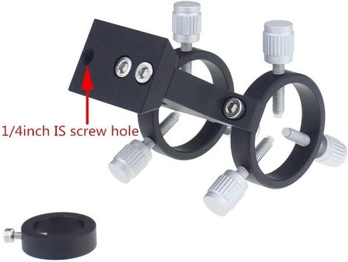Telescope Accessory Set 35mm Adjustable Pointer Bracket with 6-Point Mount Full Alloy Finder Scope for Astronomical Telescopes Telescope Camera in Saudi Arabia