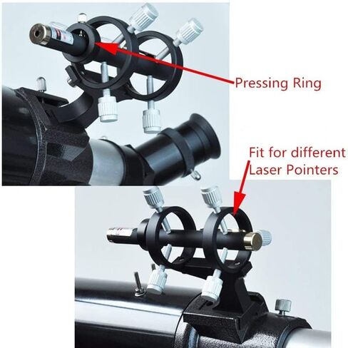 Telescope Accessory Set 35mm Adjustable Pointer Bracket with 6-Point Mount Full Alloy Finder Scope for Astronomical Telescopes Telescope Camera in Saudi Arabia