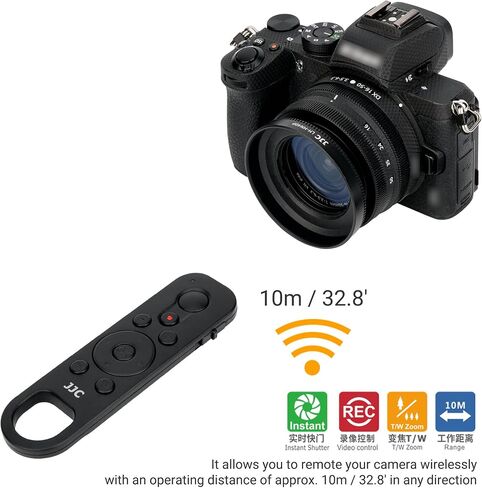 JJC Wireless Bluetooth Remote Control for Nikon, Replaces Nikon ML-L7 | for Nikon Z30 Z50 Z5II ZR Zf Zfc Z7 II Z6 III II Z5 COOLPIX P1000 P950 A1000 B600 in Saudi Arabia