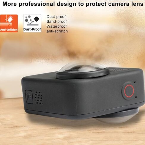 【قطعتان】 غطاء عدسة FitStill لمجموعة أدوات حماية عدسة الكاميرا Go Pro MAX Action، حماية عدسة لاصقة للكاميرا، واقي عدسة شفاف مقاوم للماء Go Pro MAX، حماية الكاميرا in Saudi Arabia