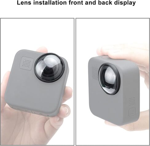 【قطعتان】 غطاء عدسة FitStill لمجموعة أدوات حماية عدسة الكاميرا Go Pro MAX Action، حماية عدسة لاصقة للكاميرا، واقي عدسة شفاف مقاوم للماء Go Pro MAX، حماية الكاميرا in Saudi Arabia