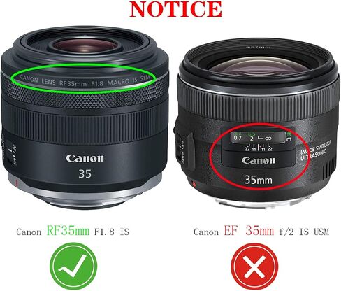52mm Lens Cap Cover for Nikon AF-S DX NIKKOR 35mm f/1.8G,Compatible for Canon RF 35mm RF35mm f/1.8 is,[2 Pack] HUIPUXIANG in Saudi Arabia