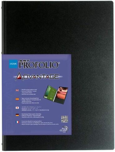 ProFolio, Art Profolio Advantage, 24 Sheets Presentation Book - Portrait, 14 x 17 Inches in Kuwait