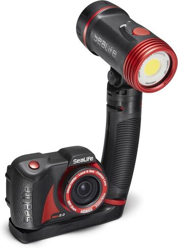 SeaLife Micro 2.0 Pro 2500 Set, Includes 64GB Underwater Wi-Fi Camera, Sea Dragon 2500 Lumen Light, Flex Arm, Sea Dragon Case, Flex-Connect Micro Tray and Grip in Saudi Arabia