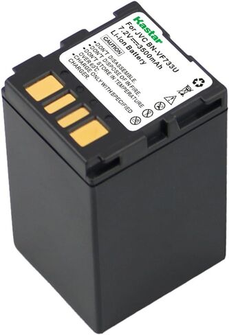 Kastar Battery (1-Pack) for JVC BN-VF733 and JVC GR-D245, GR-D246, GR-D247, GR-D250, GR-D253, GR-D270, GR-D271, GR-D275, GR-D290, GR-D293, GR-D295, GR-D370, GR-D371, GR-D375, GR-D390, GR-D393, GR-D395, GR-D396, GR-D450, GR-D570, GR-D645, GR-D650, GR-DF450 in Saudi Arabia