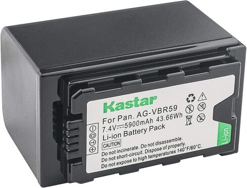 Kastar 1-Pack Battery and AC Wall Charger Replacement for Panasonic Lumix BGH1 Cinema 4K Box Camera, AG-CX10, AG-CX350, AG-DVX200, AG-DVX200PJ, AG-DVX200PB, AG-DVX200PX, AG-DVX200EJ, AG-DVX200EN in Kuwait
