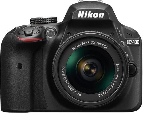 Nikon D3400 24.2 MP Triple Lens Ultimate Parent's Camera Kit, 3.0", Red in Saudi Arabia