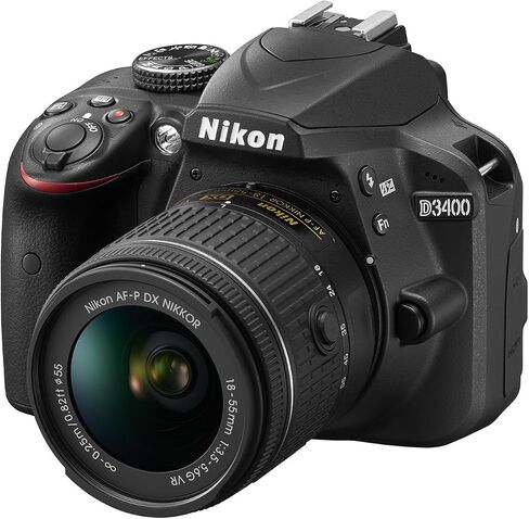 Nikon D3400 24.2 MP Triple Lens Ultimate Parent's Camera Kit, 3.0", Red in Saudi Arabia