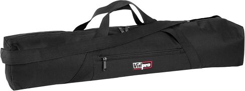 حقيبة حمل حامل ثلاثي القوائم Vidpro TC-45 - حقيبة نايلون شديدة التحمل مع أشرطة كتف ومقابض - حقيبة مدمجة مع إغلاق بسحاب كامل الطول بالإضافة إلى جيب خارجي يناسب حامل ثلاثي القوائم برأس يصل إلى 45 بوصة in Kuwait