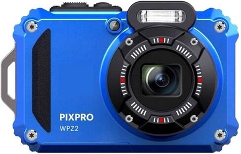 Kodak PIXPRO WPZ2 Rugged Waterproof 16MP Digital Camera with 4X Zoom (Blue) Bundle with Case and 32GB MicroSD Card Bundle (3 Items) in Saudi Arabia