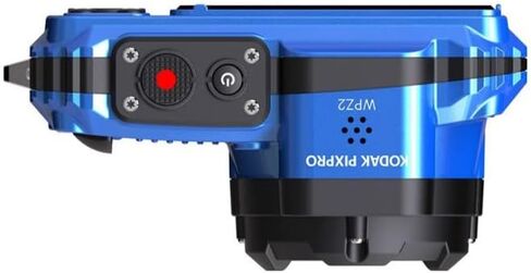 Kodak PIXPRO WPZ2 Rugged Waterproof 16MP Digital Camera with 4X Zoom (Blue) Bundle with Case and 32GB MicroSD Card Bundle (3 Items) in Saudi Arabia