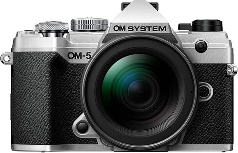 OM SYSTEM OLYMPUS OM-5 Black Micro Four Thirds System Camera M.Zuiko Digital ED 12-45mm F4.0 PRO kit Outdoor Camera Weather Sealed Design 5-Axis Image Stabilization 50MP Handheld High Res Shot in Saudi Arabia