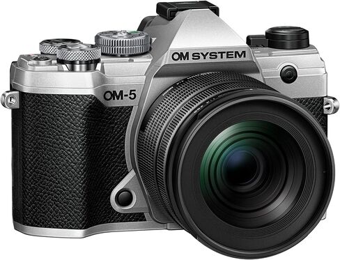 OM SYSTEM OLYMPUS OM-5 Black Micro Four Thirds System Camera M.Zuiko Digital ED 12-45mm F4.0 PRO kit Outdoor Camera Weather Sealed Design 5-Axis Image Stabilization 50MP Handheld High Res Shot in Saudi Arabia