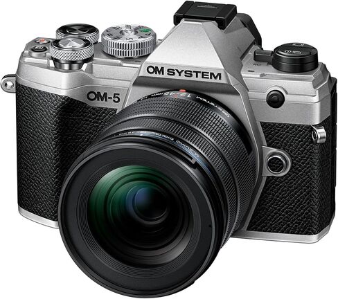 OM SYSTEM OLYMPUS OM-5 Black Micro Four Thirds System Camera M.Zuiko Digital ED 12-45mm F4.0 PRO kit Outdoor Camera Weather Sealed Design 5-Axis Image Stabilization 50MP Handheld High Res Shot in Saudi Arabia