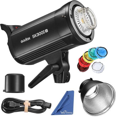 Godox SK300IIV Monolight Flash with Standard Reflector - 300W Studio Photography Lighting in Saudi Arabia