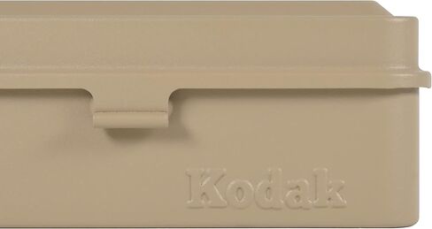 حافظة فيلم KODAK 120/135 - لـ 8 لفات من 120 فيلمًا / 10 لفات من أفلام 35 مم - علبة فولاذية قديمة لفرز وحماية الفيلم (أسود) (الفيلم غير متضمن) in Kuwait