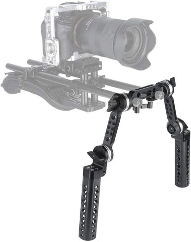 طقم مقبض من NICEYRIG ARRI Rosette مع ذراع تمديد ينطبق على نظام تثبيت وسادة الكتف DSLR 15 مم - 271 in Kuwait