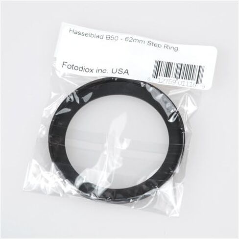 Fotodiox Step Up Filter Adapter Ring for Hasselblad Bayonet 60 B60 - 72mm, Anodized Black Metal Filter Adapter Ring in Saudi Arabia