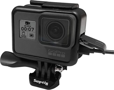 Suptig Frame Mount Case Housing for GoPro - Compatible with Hero5/6/7/2018 Cameras in Saudi Arabia