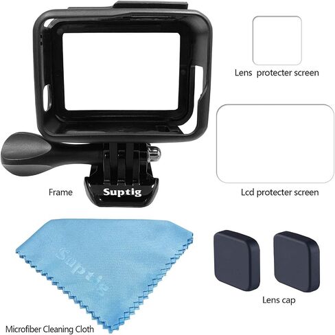Suptig Frame Mount Case Housing for GoPro - Compatible with Hero5/6/7/2018 Cameras in Saudi Arabia