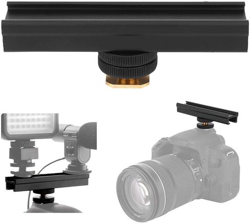 شريط تمديد للكاميرا على الحذاء البارد، حامل حذاء بارد متعدد الوظائف مع فتحة لولبية 1/4 بوصة، حامل تمديد للكاميرا، 10 سم DIY للتصوير الفوتوغرافي in Kuwait