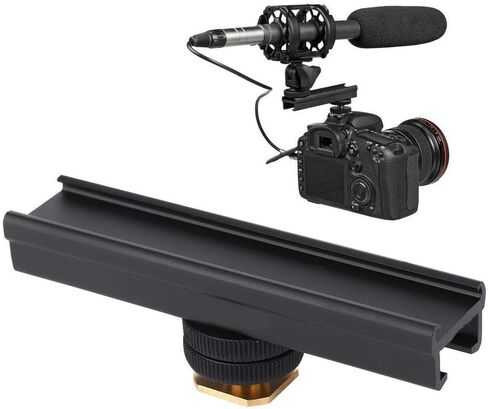 شريط تمديد للكاميرا على الحذاء البارد، حامل حذاء بارد متعدد الوظائف مع فتحة لولبية 1/4 بوصة، حامل تمديد للكاميرا، 10 سم DIY للتصوير الفوتوغرافي in Kuwait