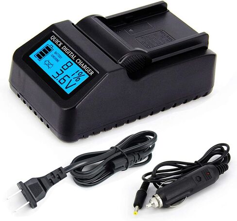 LCD USB Travel Battery Charger for Panasonic HC-V130 HC-V130K HC-V130EB-K HC-V130EG-K HC-V130EP-K Full HD Camcorder in Kuwait