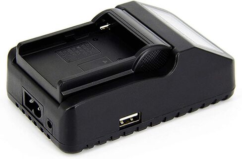 LCD USB Travel Battery Charger for Panasonic HC-V130 HC-V130K HC-V130EB-K HC-V130EG-K HC-V130EP-K Full HD Camcorder in Kuwait