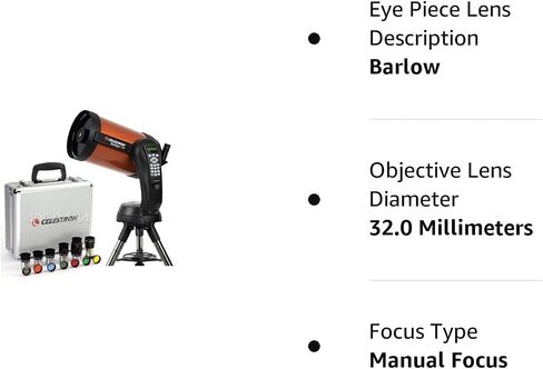Celestron NexStar 8 SE Schmidt-Cassegrain Computerized Telescope with 1.25" Eyepiece and Filter Kit in Saudi Arabia