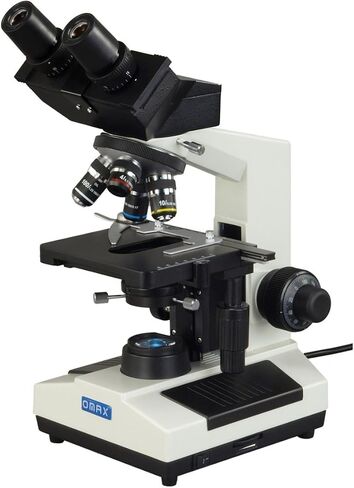 OMAX 40X-2000X Binocular Oil Darkfield Compound Microscope with Replaceable LED Light in Saudi Arabia
